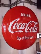 Coca cola Poceline Marble Sign